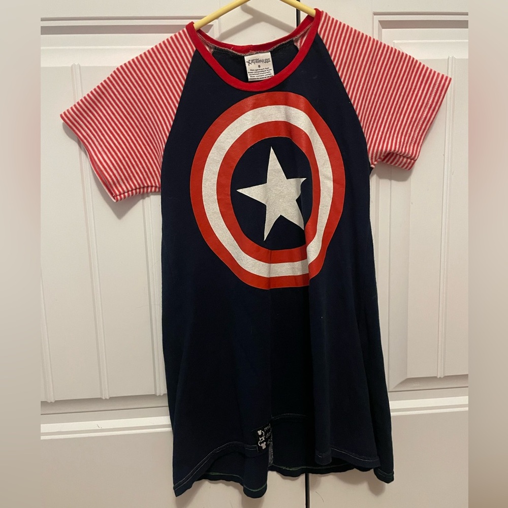 Captain America Upcycled dress